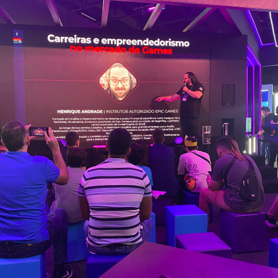 Henrique Andrade: Palestra na Games Com Latam